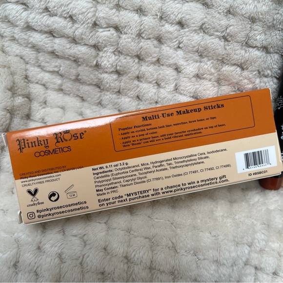 🌸5 for $25 Pinky Rose Cosmetics Pump Your Bass 2 Multi-Use Makeup Sticks - Picture 2 of 4